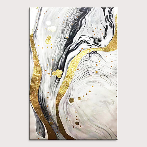 

Oil Painting Hand Painted Vertical Abstract Pop Art Modern Stretched Canvas