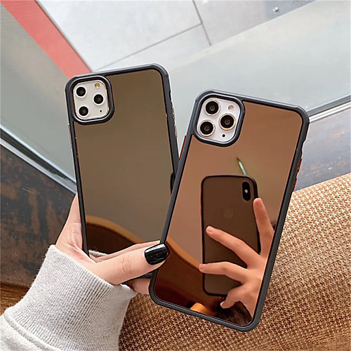 

Case For Apple iPhone 11 / iPhone 11 Pro / iPhone 11 Pro Max Shockproof / Mirror Full Body Cases Solid Colored PC