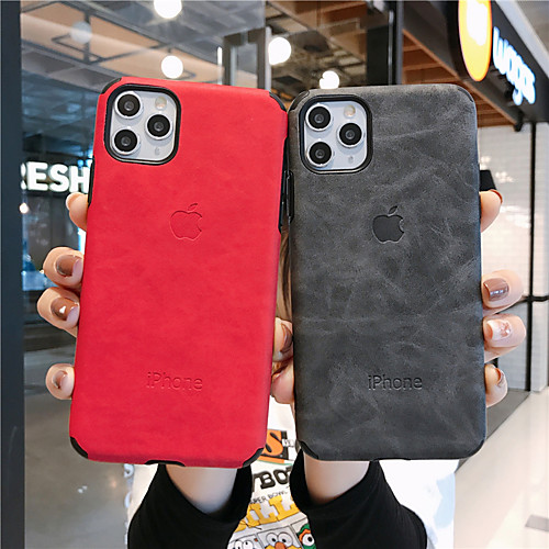 

Case For Apple iPhone 11 / iPhone 11 Pro / iPhone 11 Pro Max Shockproof Back Cover Solid Colored Silica Gel