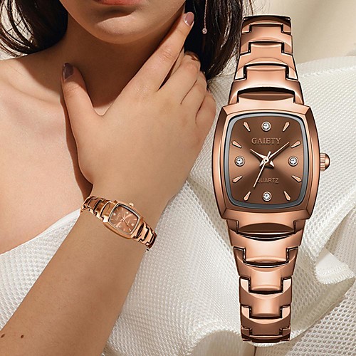 

Women's Quartz Watches New Arrival Elegant Silver Rose Gold Stainless Steel Chinese Quartz Rose Gold White Silver Chronograph Cute New Design 1 pc Analog One Year Battery Life