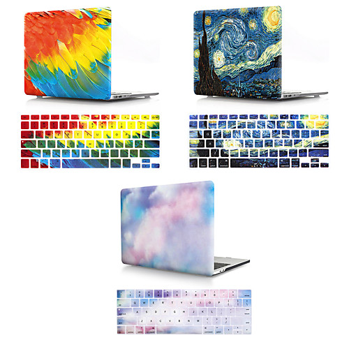 

Mac Keyboard Cover & MacBook Case Color Gradient / sky / Oil Painting Plastic for New MacBook Pro 15-inch / New MacBook Pro 13-inch / New MacBook Air 13 2018