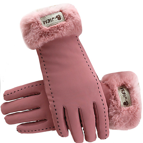 

Women's Lady Fingertips Gloves - Solid Colored