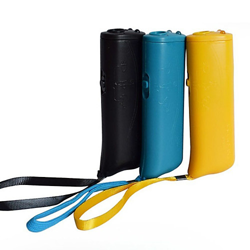 

Dog Training Anti Bark Collar Pet Friendly LED Light Ultrasonic Dog Portable Safety ABSPC Flashlight For Pets