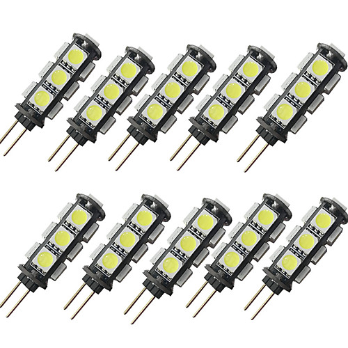 

10pcs 2 W LED Bi-pin Lights 150 lm G4 13 LED Beads SMD 5050 Warm White White 12 V