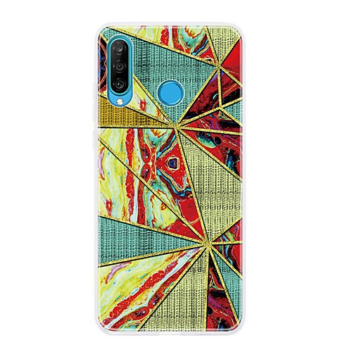 

Case For Huawei P20 Pro/P20 lite/P30 Ultra-thin / Pattern Back Cover Geometric Pattern / Marble TPU For Huawei P30 Lite/P30 Pro/P Smart Z/P Smart Plus/P Smart 2019/P8 Lite 2017/P10 Lite