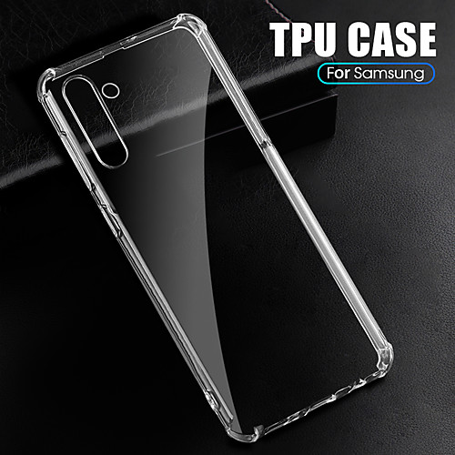 

TPU Crystal Protective Case for Samsung Galaxy Note8 Note9 Note10 Note10 Plus / Por Shockproof Transparent Soft Silicone Case