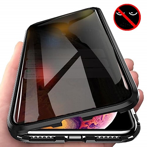 

Magnetic Case for iPhone X XS XR Max iPhone 11 11Pro 11Pro Max SE2020 Double Sided Magnetic Protective Case Privacy Tempered Glass Case