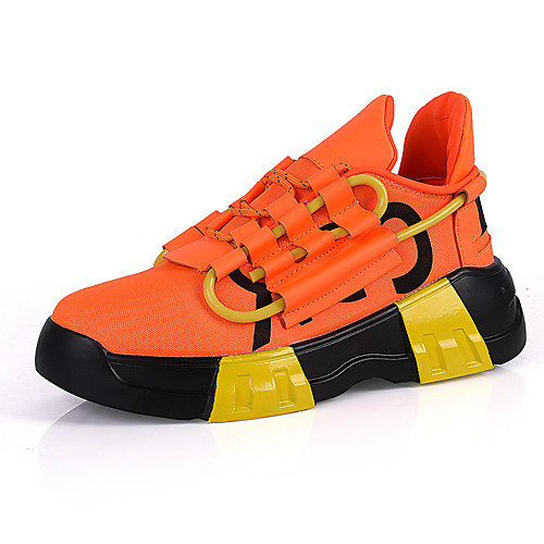 

Men's Fall / Spring & Summer Daily Outdoor Trainers / Athletic Shoes Running Shoes / Walking Shoes Tissage Volant Breathable Non-slipping Shock Absorbing Black and White / White / Green / Black
