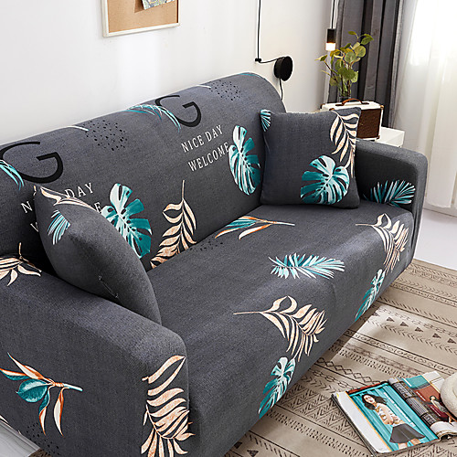 

Big Printed Sofa Cover Stretch Couch Cover Sofa Slipcovers for 3 Cushion Couch with One Free Pillow Case