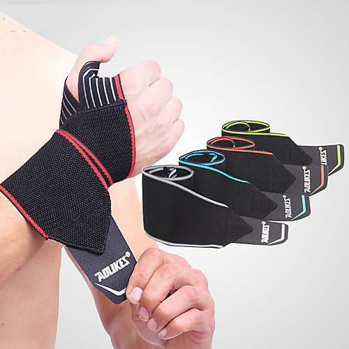 

AOLIKES Wrist Wraps for Gym Workout Exercise & Fitness Workout Durable Men Women Tactel Polyster Orange Royal Blue Gray