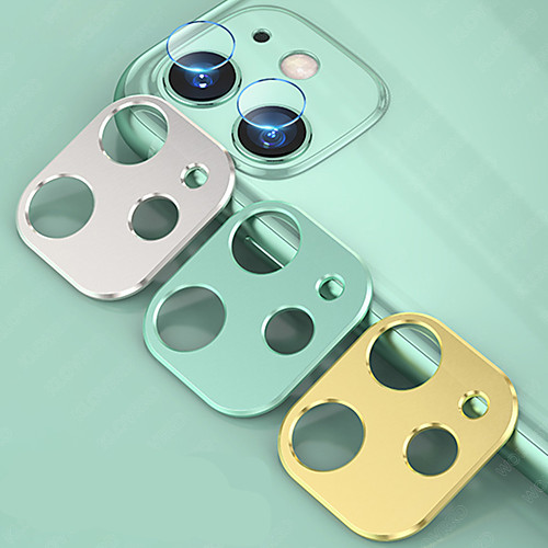 

2 in 1 Camera Lens Protector Ring Tempered Glass Film for iPhone 11