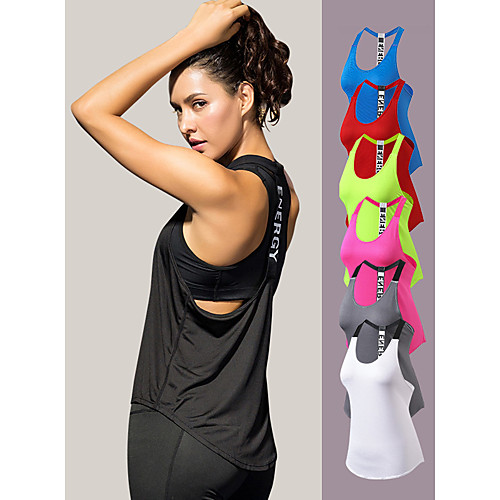 

YUERLIAN Women's Sleeveless Workout Tank Top Running Tank Top Running Singlet Racerback Base Layer Tank Top Athletic Breathability Quick Dry Fitness Gym Workout Exercise & Fitness Running Sportswear