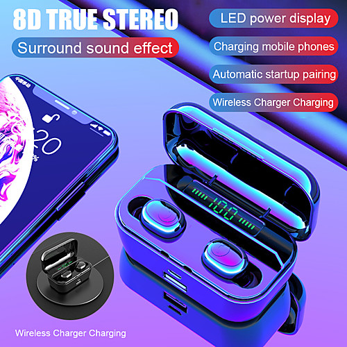 

LITBest G6S TWS True Wireless Earbuds Stereo Dual Drivers Auto Pairing 1 to 1 Replica for Mobile Phone