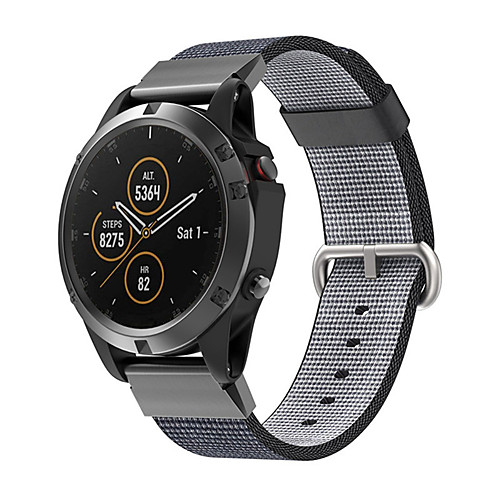 

Woven Nylon Watch Band For Garmin Fenix 6X Pro / Fenix 5X Plus / Fenix 3 HR / Fenix 3 Sapphire / D2 Bravo Quick Release Easy fit Bracelet Wrist Strap Wristband