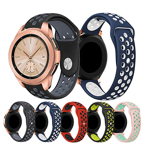 

Smartwatch Band for Samsung Galaxy 42 / Active / Active2 / Gear S2 / S2 Classic / sport Band Fashion Soft comfortable Silicone Wrist Strap 20mm