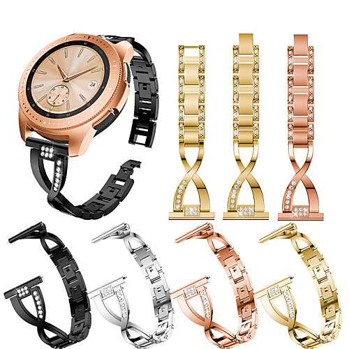 

Smartwatch Band for Samsung Galaxy 42 / Active / Active2 / Gear S2 / S2 Classic / sport Jewelry Design Stainless Steel Band Wrist Strap 20mm