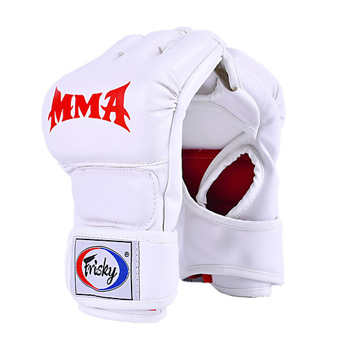 

Boxing Bag Gloves Boxing Training Gloves For Boxing Fingerless Gloves Wearable PU(Polyurethane) Unisex - White Black Red