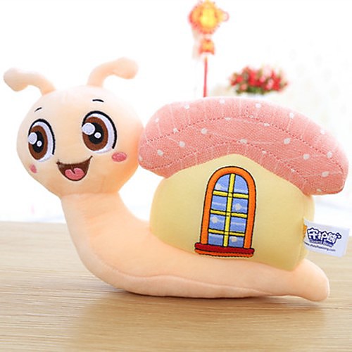 

1 pcs Stuffed Animal Stuffed Animal Plush Toy Snail Cute Fun Imaginative Play, Stocking, Great Birthday Gifts Party Favor Supplies Girls' Kid's
