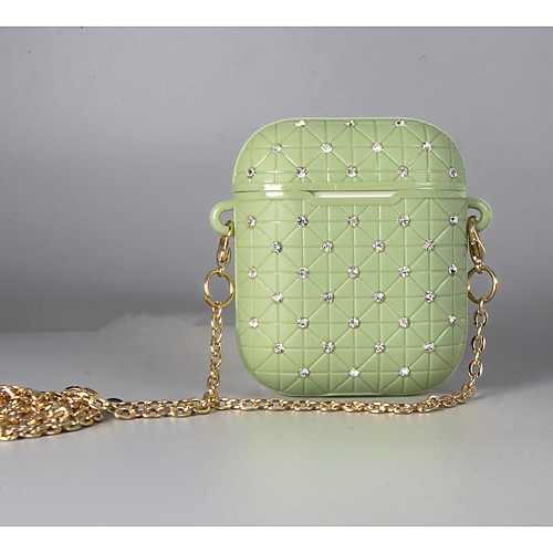 

Case For AirPods Rhinestone Headphone Case Hard