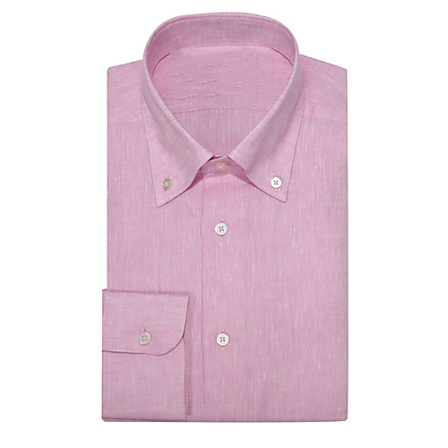 

Pink Linen Button Down Shirt