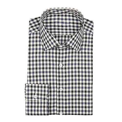 

Black micro check shirt