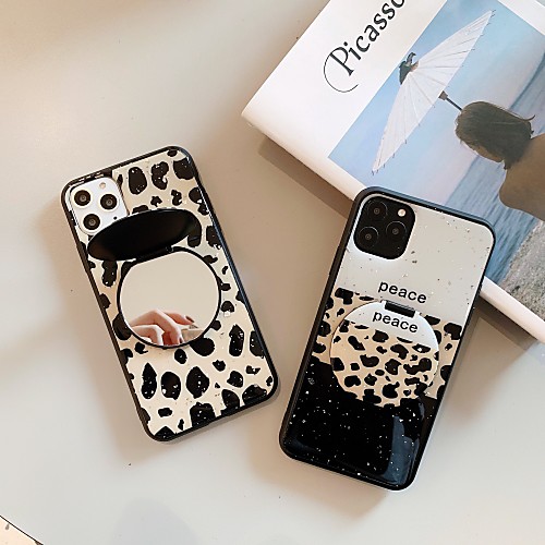 

Case For Apple scene map iPhone 11 11 Pro 11 Pro Max Leopard pattern thickened TPU material Epoxy IMD craft mirror phone case Anbangshi