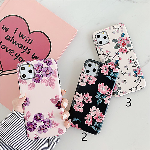 

Case For Apple iPhone 11 / iPhone 11 Pro / iPhone 11 Pro Max Pattern Back Cover Flower TPU X XS XSmax XR 6 6plus 6splus 6s 7 7plus 8 8plus