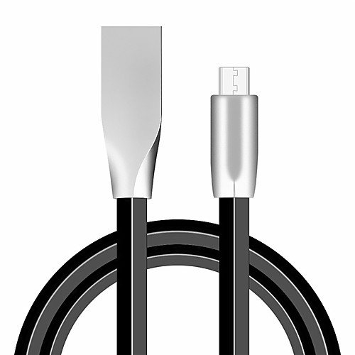 

Charging Cable Metal Flat High Speed Zinc Alloy Fast Charger for iPhone/Type-C /Micro USB