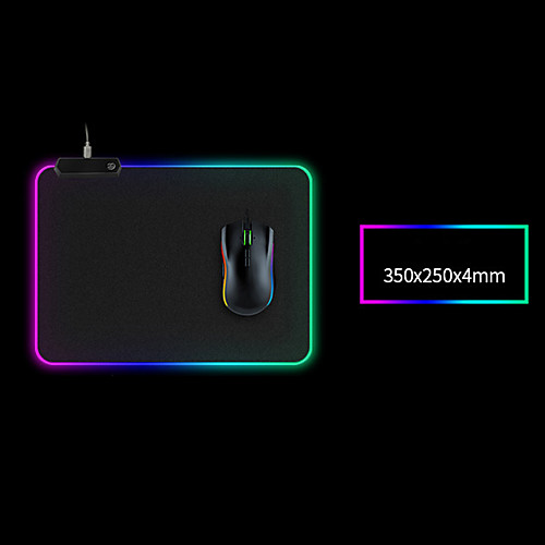 

Gaming Mouse Pad Large Size Colorful Luminous for PC Computer Desktop 7 Colors LED Light Desk Mat Gaming Keyboard pad