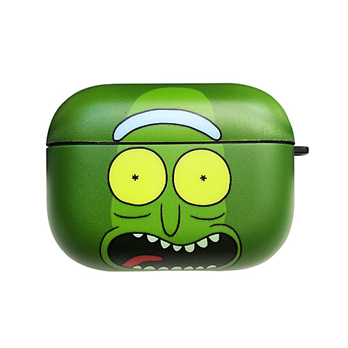 

Case For AirPods Pro Shockproof / Dustproof / IMD Rick and Morty Case Hard Airpods Case