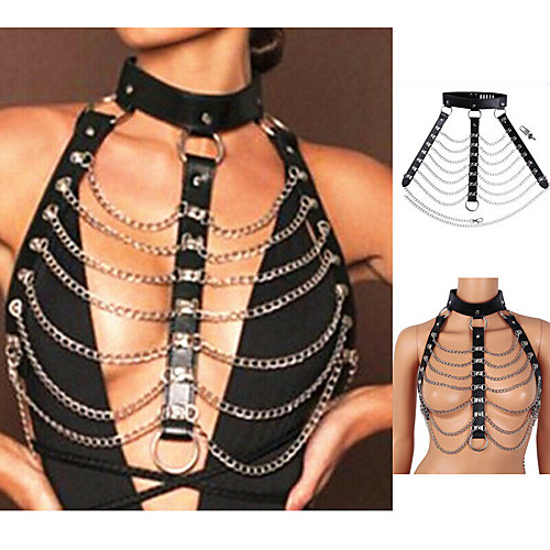 

Women's Movie / TV Theme Costumes Adults' Sexy Chest Harness / leatherette