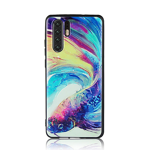

Case for Huawei scene map Huawei P30 P30 Pro Honor 20 Honor 20 Pro Colorful painted matte relief thickened TPU material all-inclusive mobile phone case