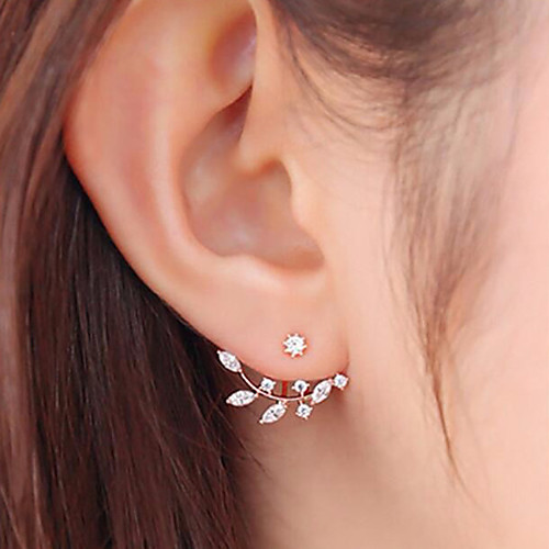 

Women's Earrings Classic Mini Earrings Jewelry Rose Gold / Silver / Gold For Christmas Party Anniversary Carnival Festival 1 Pair