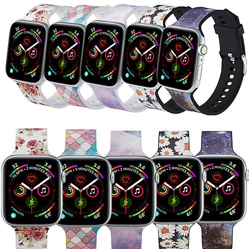 

Watch Band for Apple Watch Series 5/4/3/2/1 Apple Sport Band / Cartoon Band Silicone Wrist Strap