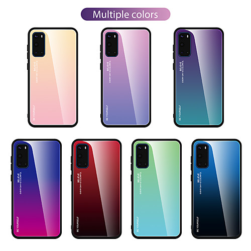 

Phone Case For Samsung Galaxy Back Cover S9 S9 Plus S8 Plus S8 S10 S10 S10 Lite Galaxy S10 E A40 Galaxy S10 5G Shockproof Color Gradient TPU