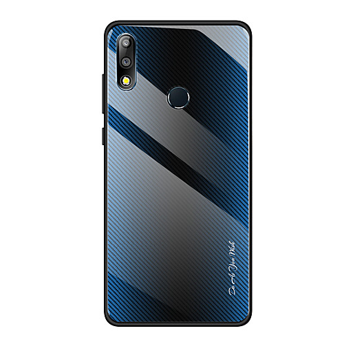

Case For Asus ASUS Zenfone max M1 ZB555KL Pattern Back Cover Color Gradient Tempered Glass ZB601KL ZB602KL ZB631KL ZB633KL