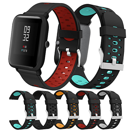 

Smartwatch Band for Amazfit Bip Younth / Bip Lite / GTS / GTR 42mm /Amazfit Bip Huami sport Band Fashion Soft comfortable Silicone Wrist Strap 20mm