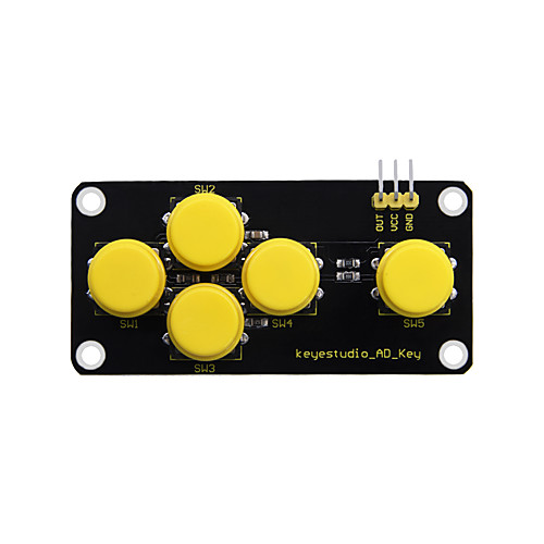 

Keyestudio AD KEY Button Module(Black and Eco-friendly)