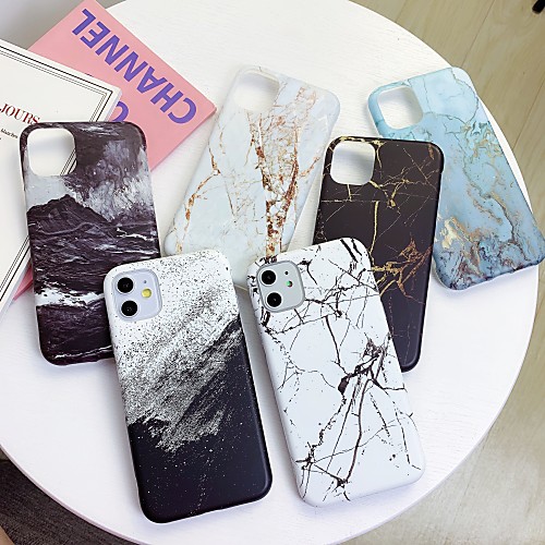 

Case for Apple scene map iPhone 11 X XS XR XS Max 8 Marble pattern fine frosted TPU material IMD process all-inclusive mobile phone case