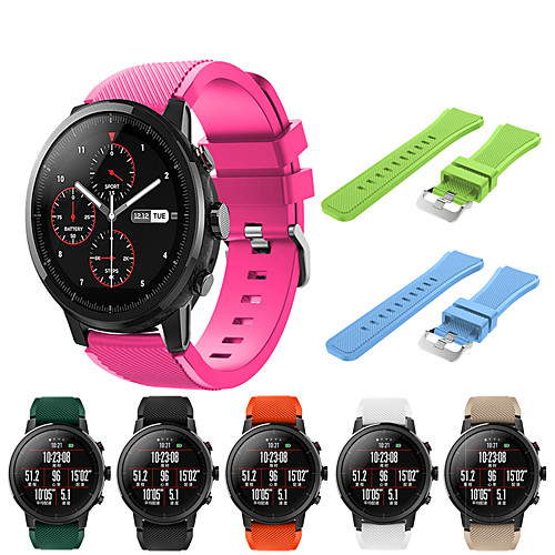 

Smartwatch Band for Huami Amazfit GTR 47 / Stratos3 / Nexo / Pace / Stratos 2 /Stratos port Band Fashion Amazfit Jewelry Design Stainless Steel Wrist Strap 22mm