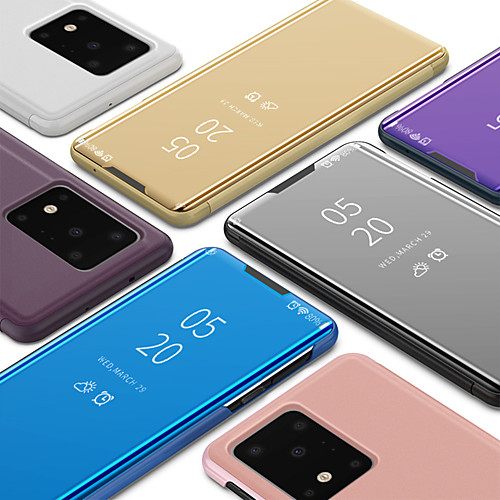 

Case For Samsung Galaxy S20/ S20 Plus / S20 Ultra Luxury Smart Clear View Mirror Flip Stand Phone Case for Samsung Galaxy Note 10 / Note 10 Plus / S10 / S10 Plus / S10E
