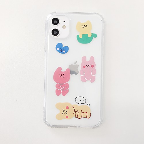 

Case For Apple iPhone 11 / iPhone 11 Pro / iPhone 11 Pro Max Shockproof Back Cover Cartoon TPU