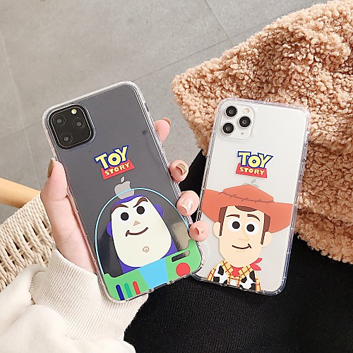 

Case For Apple iPhone 11 / iPhone 11 Pro / iPhone 11 Pro Max Shockproof / Transparent Back Cover Transparent / Cartoon TPU