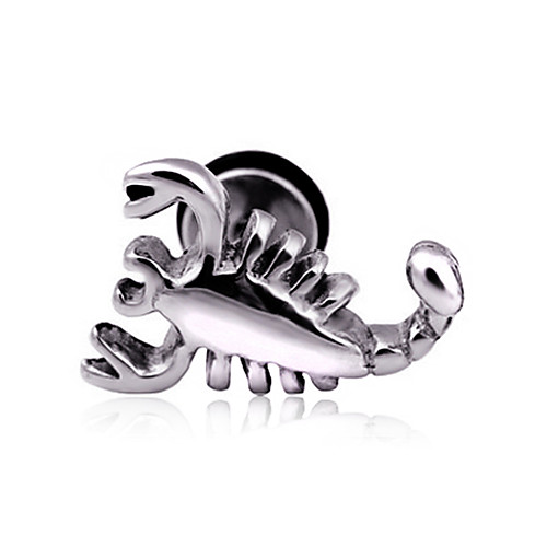 

Women's Men's Earrings Classic Mini Earrings Jewelry Silver For Christmas Party Anniversary Carnival Festival 1pc