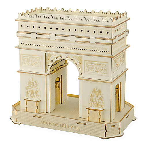

Arc de Triomphe Wooden Puzzle Wooden Model EPS Kid's Adults' Toy Gift
