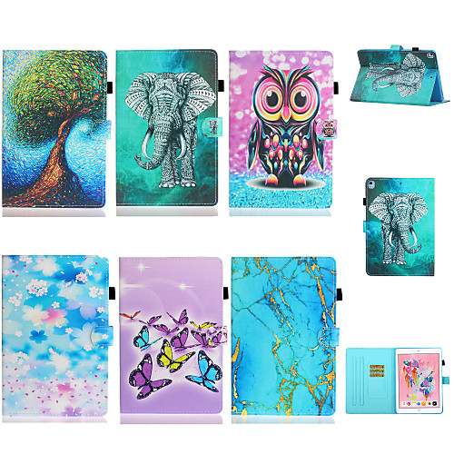 

Case For Samsung Tablets Samsung Tab A 10.1(2019)T510 / Galaxy Tab A 10.5 T595 T590 / Samsung Tab A 8.0(2019)T290/295 Card Holder / Shockproof Full Body Cases Scenery / Cartoon TPU