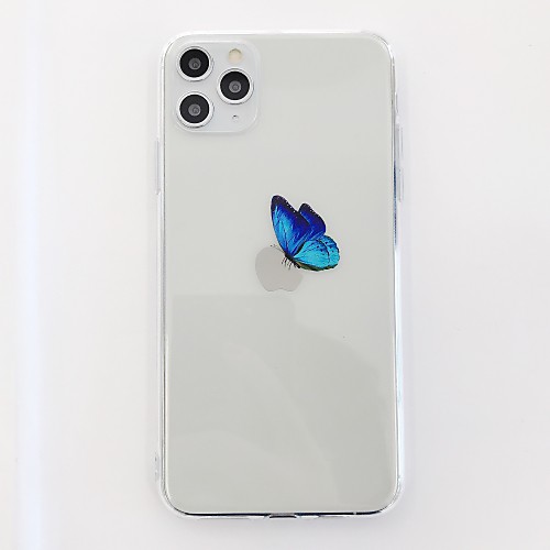 

Phone Case For Apple Back Cover iPhone 12 Pro Max 11 SE 2020 X XR XS Max 8 7 Shockproof Transparent Butterfly Transparent TPU