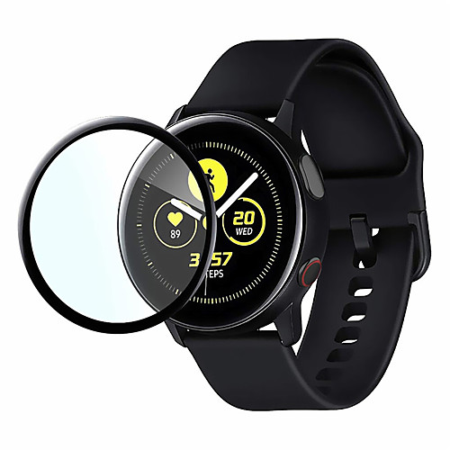 

1 Pcs Smartwatch Screen Protector for Samsung Galaxy Watch Active /Watch Active 2 Anti-Scratch 3D Protective Full Coverage Tempered Glass Screen Film