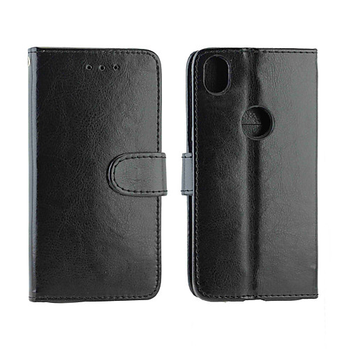 

Case For Motorola MOTO E6 Palace flower PU Leather with Card Slot Flip up and down For Motorola MOTO E6