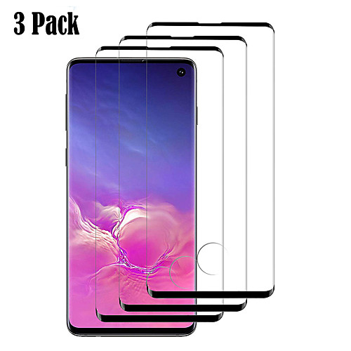

Naxtop 3D Screen Protector Samsung Galaxy S10e S10 S9 S8 Plus High Definition (HD) Front Screen Protector 3 pcs Tempered Glass